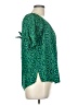 Escapada 100% Rayon Green Short Sleeve Blouse Size L - photo 4