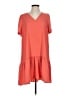 A New Day 100% Polyester Solid Orange Casual Dress Size S - photo 1