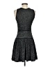 Tibi Tweed Gray Black Casual Dress Size 2 - photo 2