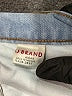 J Brand 100% Cotton Hearts Blue Jeans Size 28 waist - photo 5