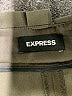 Express 100% Polyester Solid Green Casual Pants Size 12 - photo 7