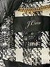 J.Crew 100% Polyester Houndstooth Silver Jacket Size 8 - photo 6