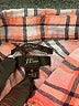 J.Crew 100% Cotton Plaid Orange Long Sleeve Button-Down Shirt Size 8 - photo 3