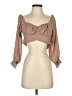 Lyaner Brown 3/4 Sleeve Blouse Size XS - photo 1