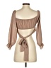 Lyaner Brown 3/4 Sleeve Blouse Size XS - photo 2
