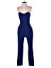 Adelyn Rae Color Block Blue Jumpsuit Size XS - photo 1
