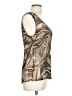 Alberto Makali 100% Polyester Brown Sleeveless Blouse Size L - photo 4