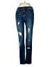 SNEAK PEEK Hearts Blue Jeans Size 0 - photo 1