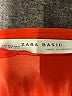 Zara Basic 100% Polyester Orange Sleeveless Blouse Size XS - photo 7