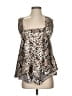 American Threads Animal Print Tan Romper Size S - photo 1