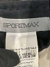 Sportmax 100% Polyester Solid Black Formal Skirt Size 4 - photo 4