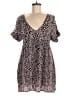 Mustard Seed 100% Rayon Animal Print Brown Black Romper Size M - photo 1