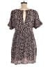 Mustard Seed 100% Rayon Animal Print Brown Black Romper Size M - photo 2