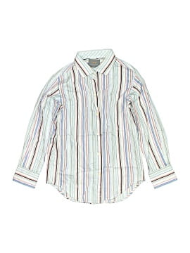 Thomas Dean Long Sleeve Button Down Shirt