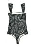Plush Black Bodysuit Size S - photo 2