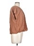 Everlane 100% Viscose Brown Short Sleeve Blouse Size L - photo 4