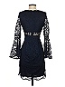 Aqua 100% Polyester Blue Cocktail Dress Size 4 - photo 2