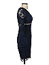 Aqua 100% Polyester Blue Cocktail Dress Size 4 - photo 4