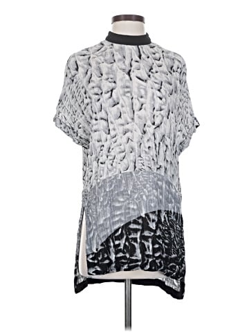 Helmut Lang Short Sleeve Silk Top (view 1)