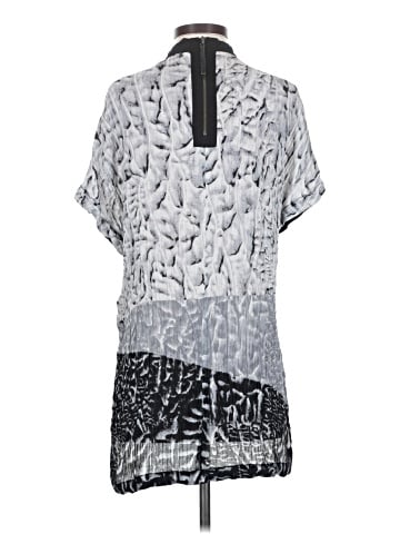 Helmut Lang Short Sleeve Silk Top (view 2)
