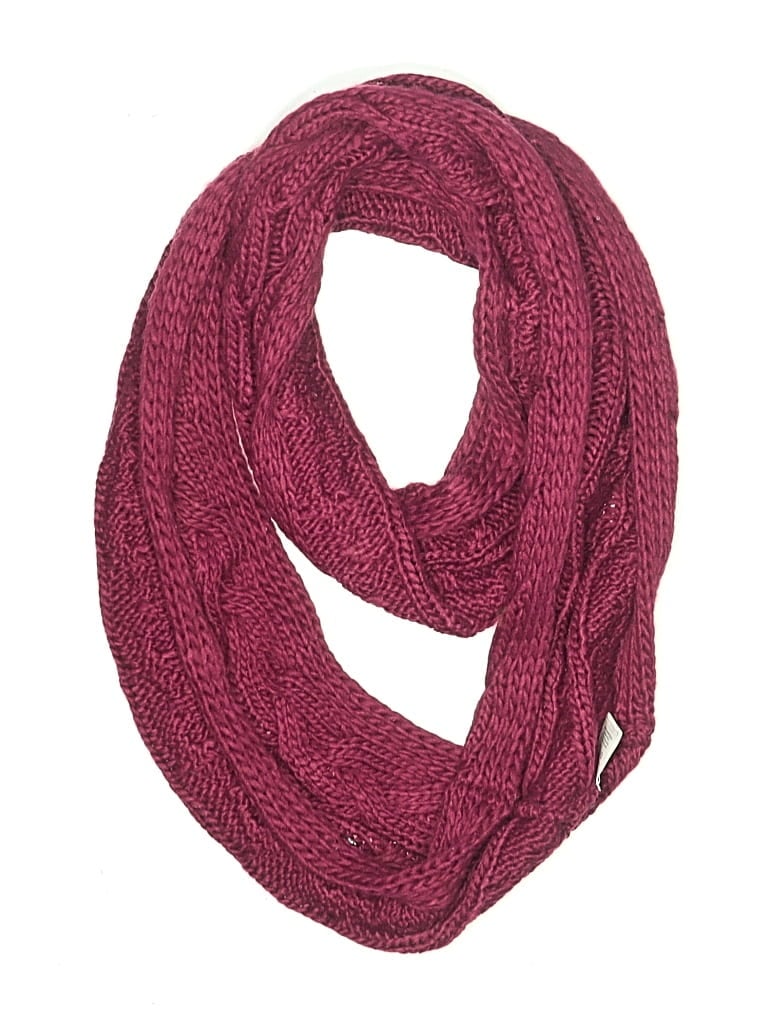 Pre-owned Liz Claiborne Scarf In Burgundy
