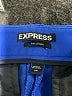 Express Color Block Blue Casual Pants Size 0 - photo 7