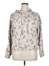 Andrew Marc Animal Print Silver Sweatshirt Size XL - photo 1
