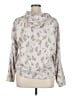 Andrew Marc Animal Print Silver Sweatshirt Size XL - photo 2