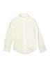 Calvin Klein Solid Ivory Long Sleeve Button-Down Shirt Size 8 - photo 1