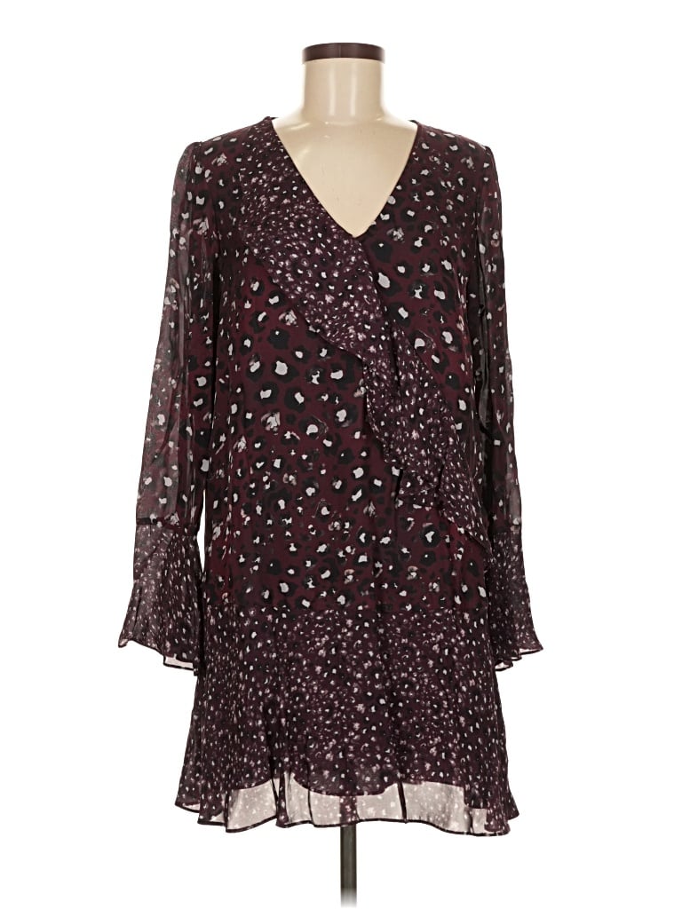 Pre-owned Parker Cocktail Dress In Burgundy