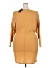 Forever 21 Plus Solid Tan Casual Dress Size 2X - photo 2