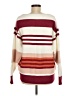 Unbranded Stripes Burgundy Pullover Sweater Size M - photo 2