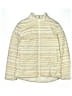 The North Face 100% Polyester Stripes Ivory Jacket Size 18 - photo 1