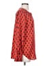 J.Crew Factory Store 100% Polyester Red Long Sleeve Blouse Size S - photo 4