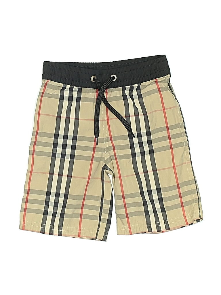 Pre-owned Burberry Kids' Board Shorts In Brown