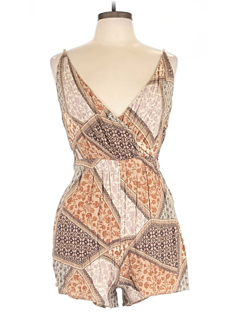 Pre-owned American Eagle Outfitters Romper In Brown