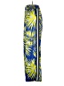 Jijil 100% Polyester Tropical Blue Casual Pants Size EU 40 / US 10 - photo 5