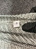 Unbranded 100% Acrylic Solid Silver Pullover Sweater Size S - photo 9