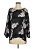 Ann Taylor LOFT 100% Polyester Black 3/4 Sleeve Blouse Size M - photo 1