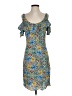 Violeta by Mango Print Blue Cocktail Dress Size XS - photo 1
