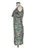 Violeta by Mango Print Blue Cocktail Dress Size XS - photo 5
