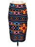 Lularoe Print Orange Casual Skirt Size S - photo 1