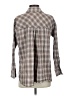Final Touch 100% Cotton Plaid Brown Long Sleeve Button-Down Shirt Size S - photo 2