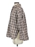 Final Touch 100% Cotton Plaid Brown Long Sleeve Button-Down Shirt Size S - photo 5