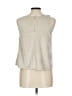 Miami 100% Polyester Silver Tan Sleeveless Top Size L - photo 2