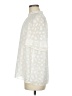 Feathers Ivory Short Sleeve Blouse Size M - photo 5