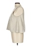 Miami 100% Polyester Silver Tan Sleeveless Top Size L - photo 5
