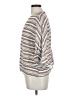 Shein Stripes Brown 3/4 Sleeve Blouse Size L - photo 5
