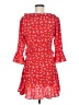 Boohoo 100% Polyester Red Casual Dress Size 6 - photo 2