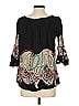 C established 1946 Black 3/4 Sleeve Blouse Size XS - photo 2
